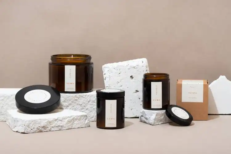 black and brown plastic containers