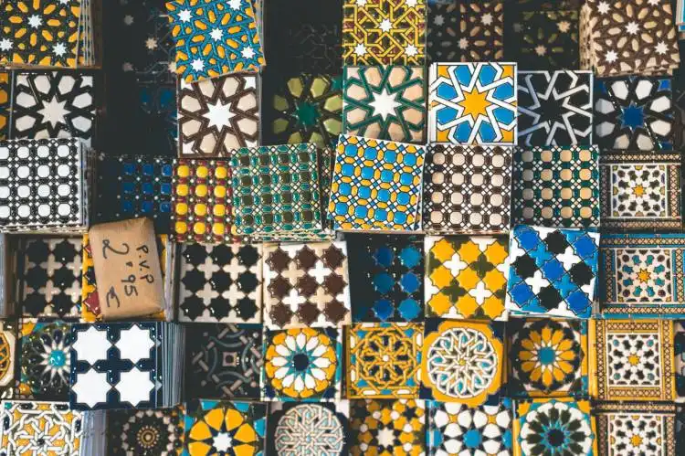 white and multicolored home decor lot