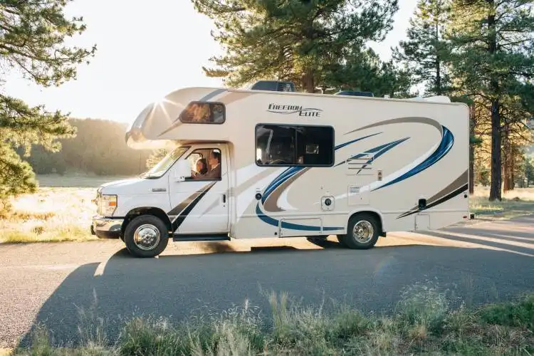 white and brown van on road during daytime